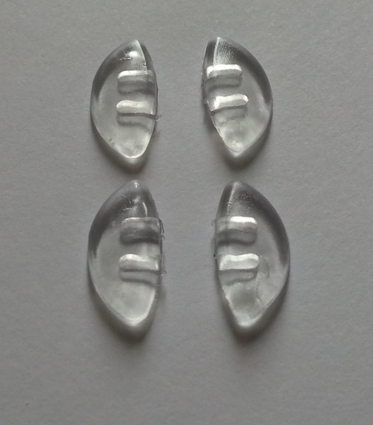 Plaqueta Silicone Soft Encaixe 15mm C/ 2 Pares